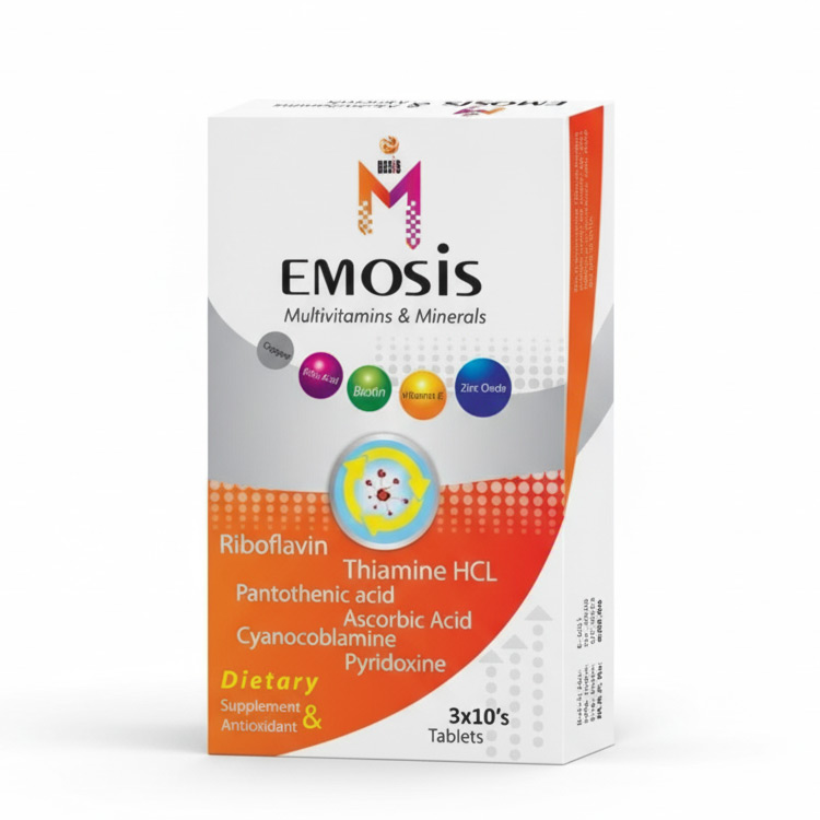 Emosis Tablets – Multivitamin & Antioxidant Supplement for Energy & Health