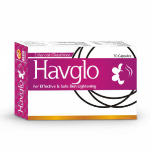 Havglo Capsules – Glutathione, Vitamin C & E Skin Lightening Supplement for Radiant Glow
