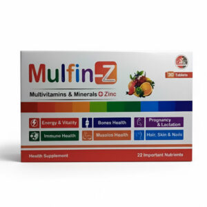 Mulfin-Z Tablets – Multivitamin & Mineral Supplement for Energy & Immunity