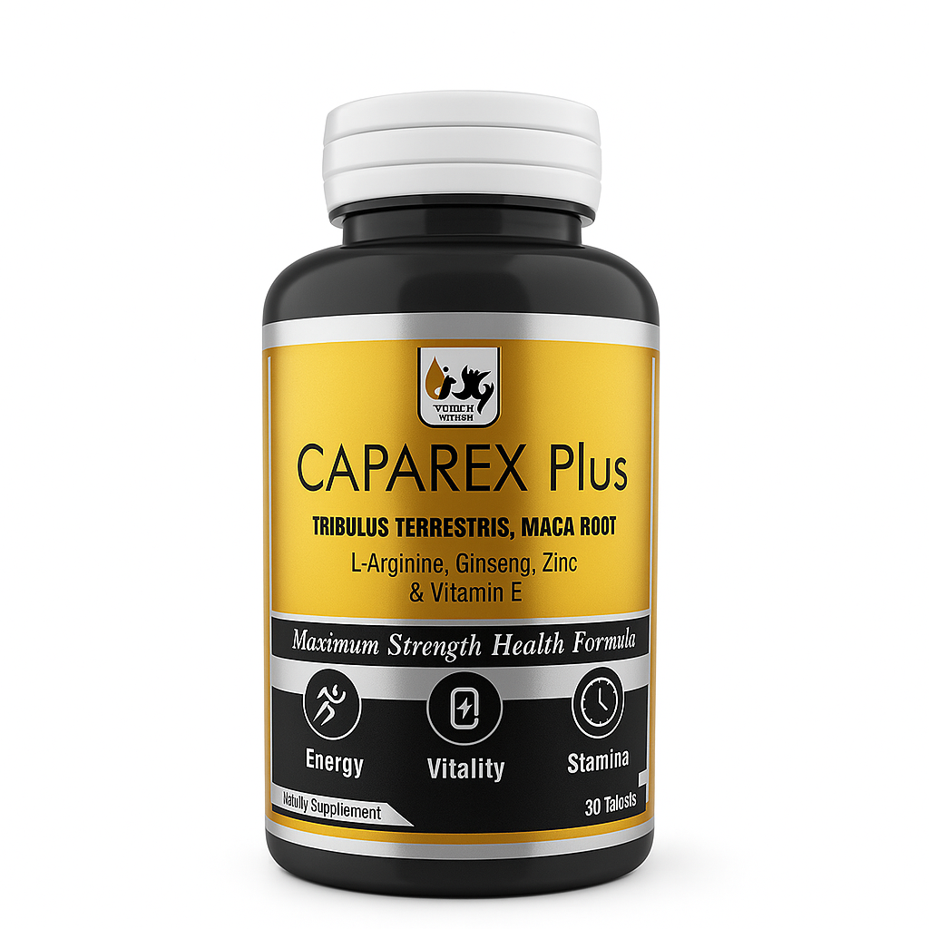 CAPAREX Plus – Maximum Strength Health Formula | Energy, Vitality & Stamina Booster | 30 Tablets