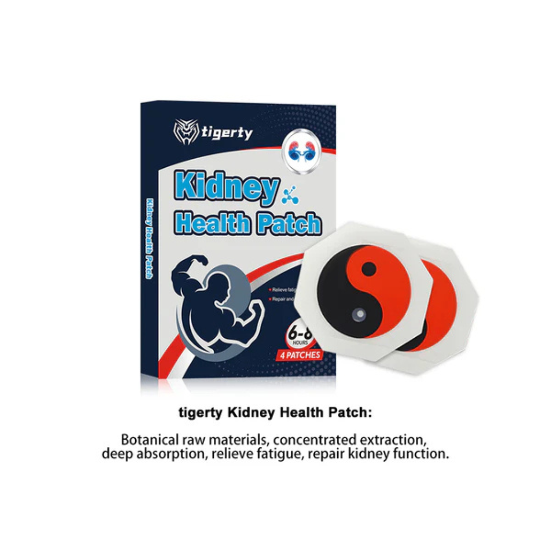 Tigerty Kidney Care Patches – Herbal & Magnetic Support for Kidney Wellness